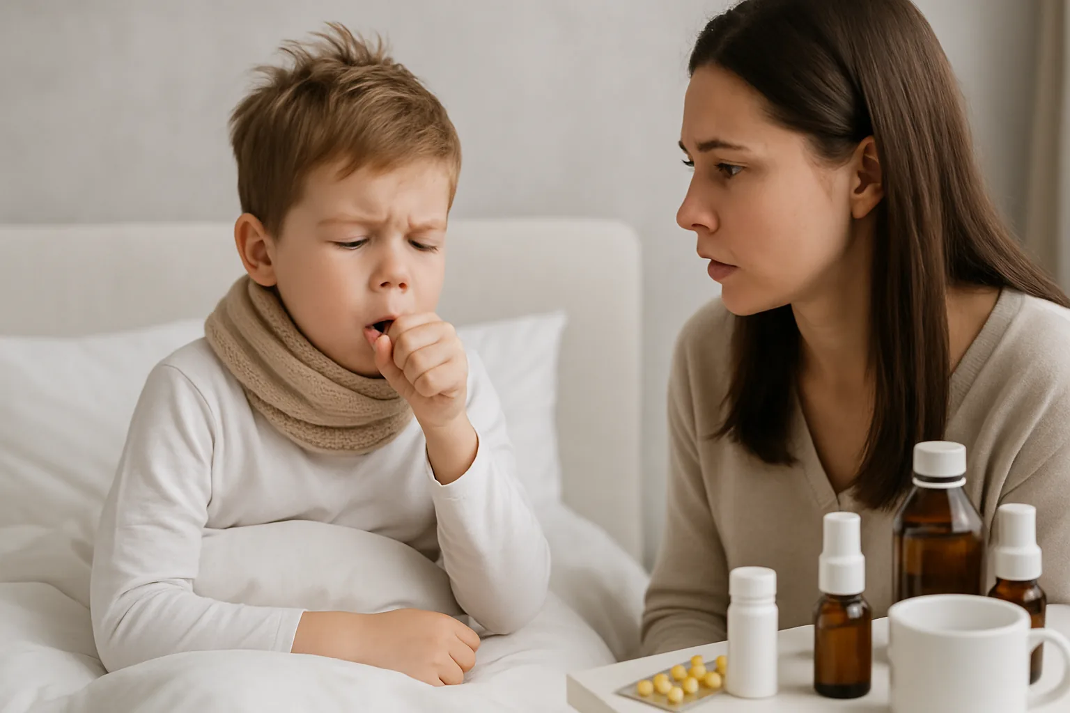 La tosse grassa nei bambini: come aiutarli senza ansia e quando è il momento di sentire il pediatra